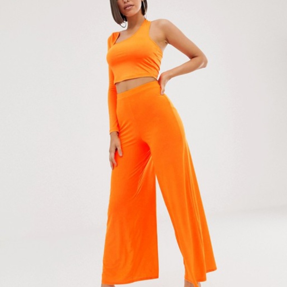 ASOS orange two piece